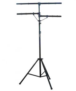 DJ Lighting Tripod Stand w/T-bar/Dual Side Bar PPLS203