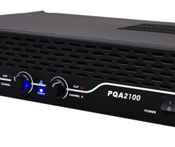 19'' Rack Mount Power Amplifier,  SpeakON, Speaker Terminal Binding Posts, 1/4'' Connectors, 2100 Watt Amp PQA2100