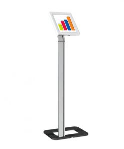 Anti-Theft iPad/Tablet Kiosk Public Display Floor Stand (Works with iPad Generations 2, 3, 4, iPad Air, iPad Air 2) PSPADLK38