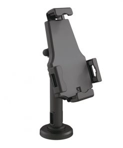 Universal Tamper-Proof Anti-Theft iPad Tablet Kiosk Stand Holder for Public Display with Cable Management, Fits Virtually All Tablets 7.9 – 10.1”, Swivel, Rotation and Tilt Adjustable and Included Wall Mount (Compatible with iPads Mini/1/2/3/4/Air) PSPADLK8