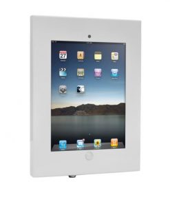 Security Anti-Theft iPad Wall Mount, Lock & Key Public Display Safe Lock & Secure Tablet Device Holder Case, (Works with iPad 2/3/4/iPad Air/iPad Air2) PSPADLKW08W