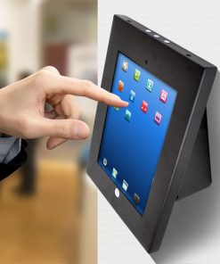 Universal Tamper-Proof Anti-Theft iPad Kiosk Multi-Mount Stand Holder (Fits All 2nd, 3rd, 4th and Air Generation iPads) Can be Mounted on Walls, Tables, Desks, etc. PSPADLKW5