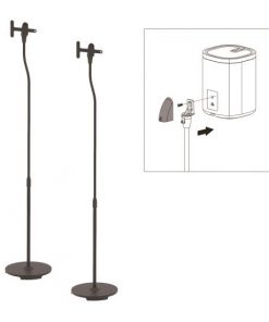 Universal Speaker Stands, Standing Speaker Mount Holders, Height Adjustable (Works with Sonos PLAY 1, PLAY 3) PSTNDSON16