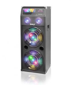 1400 Watt Disco Jam Dual Passive DJ Speaker System with Flashing DJ Lights (For Use w/ Model PSUFM1245A) PSUFM1240P