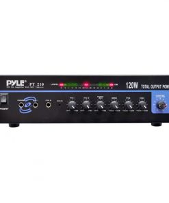 120 WATT MICROPHONE PA Mono Amplifier w/70V Output & Mic Talkover RBPT210