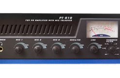 19'' Rack Mount 600 Watt Power Amplifier/Mixer w/ 70V Output & Mic Talkover RBPT610