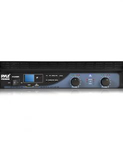 1000 Watt Power Amplifier With USB/SD Readers, LCD Digital Display w/ Built-in Crossover RBPTA1004U