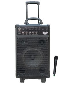 800 Watt VHF Wireless Battery Powered Pa System W/Echo/Ipod/MP3 Input Jack RBPWMA1050