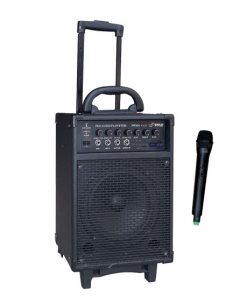 300 Watt Wireless Rechageable Portable PA System With FM/USB/SD W/Handheld Microphone   is there 3.5mm hole to put on speaker stand RBPWMA430U