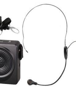 50 Watts Portable, Waist-Band Portable Pa System With A Headset Microphone w/Built In Rechargeable Batteries (Color Black) RBPWMA50B