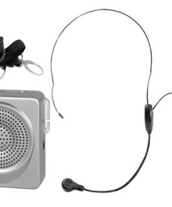 50 Watts Portable, Waist-Band Portable Pa System With A Headset Microphone w/Built In Rechargeable Batteries (Color Silver) RBPWMA50S