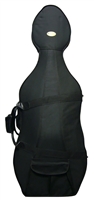 Cello Case: Hard Foam, Ultra Light Weight with Straps, Wheels and Backpack. Sizes: 4/4 - 1/4 CC-44-1