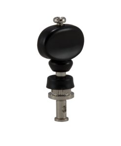 GROVER CHAMPION&trade; UKE PEGS W/   BLACK BUTTONS NICKEL SET 4
