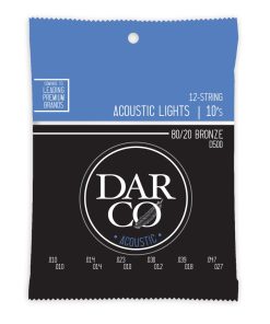 Martin D500 Darco Acoustic 80/20 Bronze Light (12 String) Guitar Strings