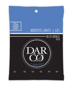 Martin D520 Darco Acoustic 80/20 Bronze Light Guitar Strings