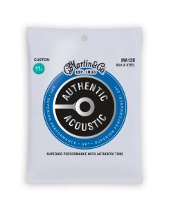 Martin MA130 Authentic Acoustic SP Silk and Steel Folk Custom Guitar Strings