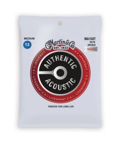 Martin MA150T Authentic Acoustic Lifespan 80/20 Bronze Medium Guitar Strings