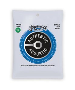 Martin MA170 Authentic Acoustic SP 80/20 Bronze Extra Light Guitar Strings