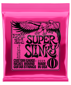 Super Slinky Nickel Wound Electric Guitar Strings - 9-42 Gauge