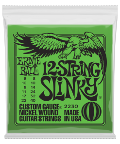 Slinky 12-String Nickel Wound Electric Guitar Strings - 8-40 Gauge