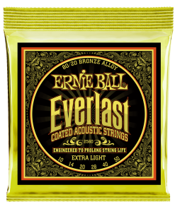 Everlast Extra Light Coated 80/20 Bronze Acoustic - 10-50 Gauge