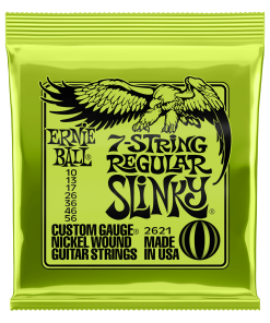 Regular Slinky 7-String Nickel Wound Electric Guitar Strings - 10-56 Gauge