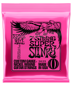 Super Slinky 7-String Nickel Wound Electric Guitar Strings - 9-52 Gauge