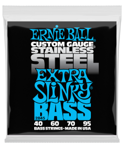 Extra Slinky Stainless Steel Electric Bass Strings - 40-95 Gauge