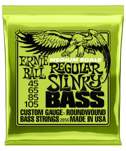 Regular Slinky Nickel Wound Medium Scale Bass Strings - 45-105 Gauge