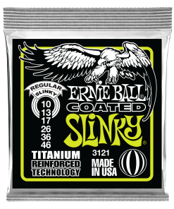 Regular Slinky Coated Titanium RPS Electric Guitar Strings - 10-46 Gauge