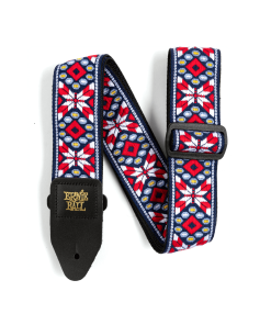 Ernie Ball Taos Fire Red Jacquard Strap