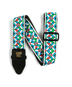 Ernie Ball Kaleidoscope Blue Jacquard Strap