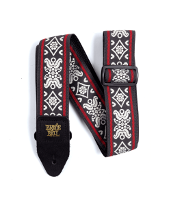 Ernie Ball Blackjack Red Jacquard Strap