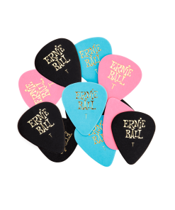 Thin Assorted Color Cellulose Picks, bag of 12