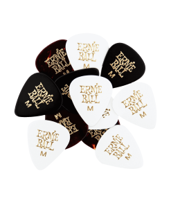 Medium Assorted Color Cellulose Picks, bag of 12