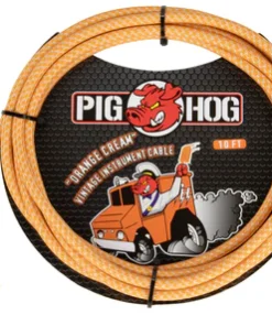Pig Hog "Orange Creme 2.0" Instrument Cable, 10ft. Right Angle