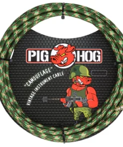 Pig Hog "Camouflage" Instrument Cable, 10ft. Right Angle