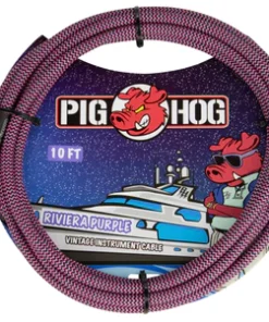 Pig Hog "Riviera Purple" Instrument Cable, 10ft.