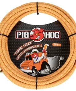 Pig Hog "Orange Creme 2.0" Instrument Cable, 20ft. Right Angle