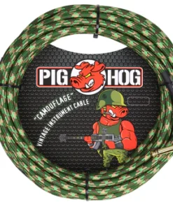 Pig Hog "Camouflage" Instrument Cable, 20ft. Right Angle