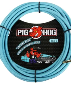 Pig Hog "Daphne Blue" Instrument Cable, 20ft. Right Angle