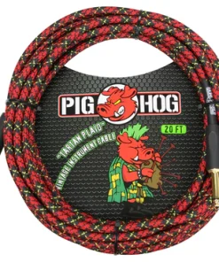 Pig Hog "Tartan Plaid" Instrument Cable, 20ft