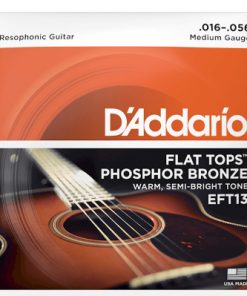 D'ADDARIO FLAT TOPS PHOSPHOR BRONZE RESOPHONIC GUITAR STRING SET