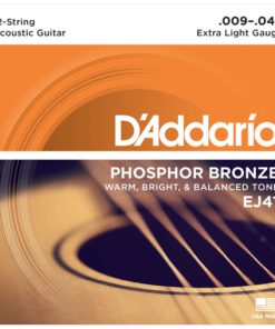 D'ADDARIO 12-STRING ACOUSTIC GUITAR SET, PHOSPHOR BRONZE