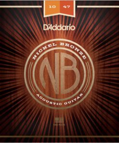 D'ADDARIO NICKEL BRONZE ACOUSTIC GUITAR STRING SET