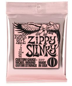 Ernie Ball 2217 Zippy Slinky Nickel Wound Electric Guitar Strings - .0
