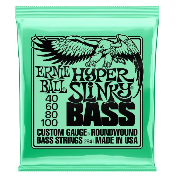Ernie Ball 2841 Hyper Slinky Nickel Wound Electric Bass Guitar Strings