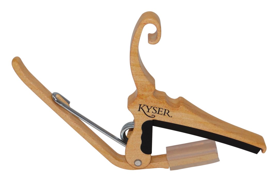 Kyser KG6 6 String Acoustic Guitar Capo - Maple