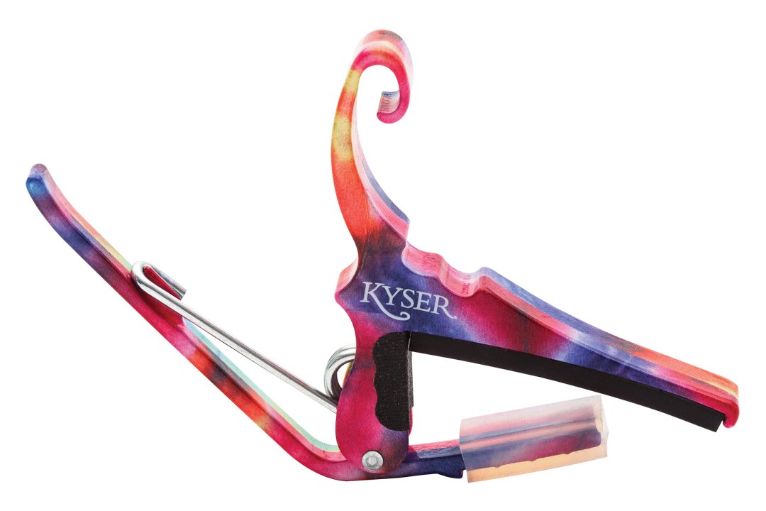 Kyser KG6 6 String Acoustic Guitar Capo - Tie Dye