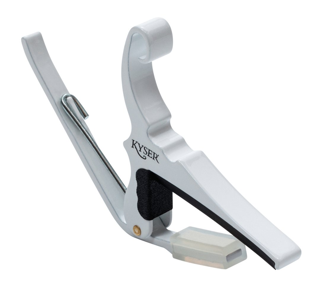 Kyser KG6 6 String Acoustic Guitar Capo - White